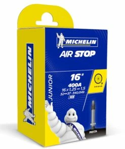 Chambre à Air 10 à 24 Pouces Michelin Airstop -Magasin Freinage pas cher Michelin Airstop 15 400A Schrader