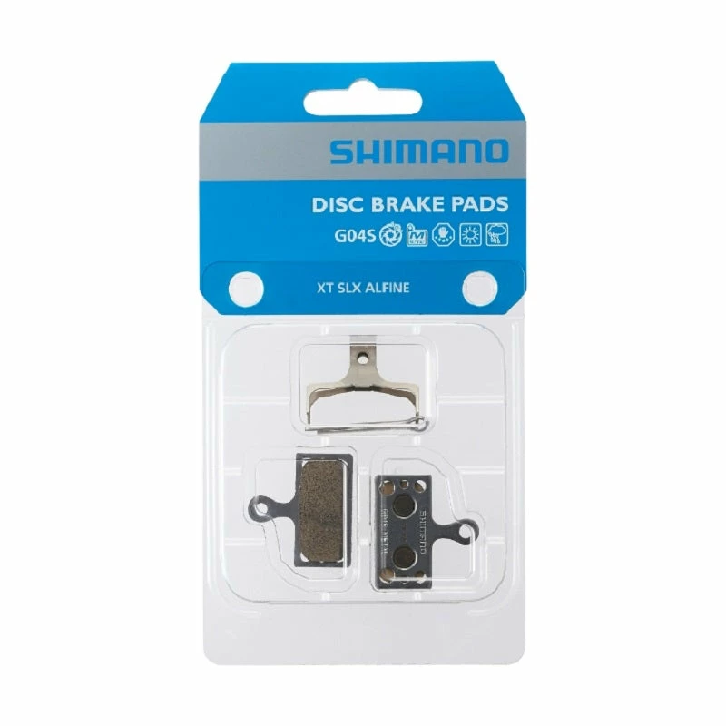Plaquettes Frein à Disque Vélo Métallique Shimano G04s 3 Plaquettes Frein à Disque Vélo Métallique Shimano G04s