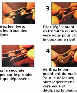 Point Chaîne Vélo 8 Vitesses Traitement Antirouille -Magasin Freinage pas cher chaine velo 8 vitesses traitement antirouille full 3