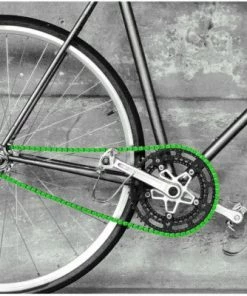 YBN Chain Chaîne Vélo BMX FIXIE Single Speed Verte -Magasin Freinage pas cher chaine velo bmx fixie single speed verte full 3