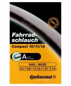 Continental Chambre à Air Schrader Pour Roue Vélo De 10 à 12 1/2 Pouces