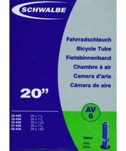 Chambre à Air 20 Pouces Schwalbe -Magasin Freinage pas cher chambre a air valve schrader pour velo 20 x 1 1 8 1 5 schwalbe full
