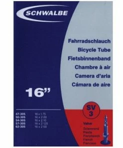 Chambre à Air 16 Pouces Schwalbe -Magasin Freinage pas cher chambre a air velo 16 x 1 75 2 50 presta schwalbe full