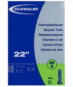 Chambre à Air Vélo 550A / 22 Pouces Schwalbe