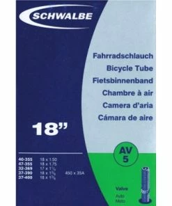 Chambre à Air Vélo 450A / 18 X 1.75 Schwalbe -Magasin Freinage pas cher chambre a air velo schrader 450a 18 x 1 75 schwalbe full