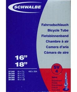 Chambre Air Vélo 400A 16 X 1 1/8 - 1 3/8 Schwalbe