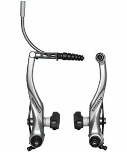 Etrier Frein Vélo V-Brake Argent BR-T4000 Shimano -Magasin Freinage pas cher etrier de frein velo v brake avant shimano br t4000 argent full