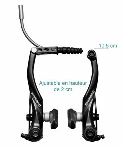 Etrier De Frein V-brake Noir BR-T4000 Shimano 10 Etrier De Frein V-brake Noir BR-T4000 Shimano -Magasin Freinage pas cher etrier frein v brake br t4000 shimano 4