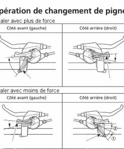 Levier Frein Et Dérailleur 8 Vitesses 4 Doigts Noir Shimano -Magasin Freinage pas cher levier frein et derailleur 8 vitesses 4 doigts noir shimano full 3