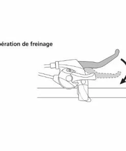 Manette Frein Et Dérailleur Vélo 8 Vitesses Shimano -Magasin Freinage pas cher manette frein et derailleur velo 8 vitesses shimano full 4