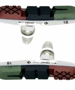 Promax Paire De Patins V-Brake Triple Gomme Avec Support Aluminium