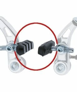 Brakco Patins Cantilever 60 Mm Pour Frein Vélo - La Paire -Magasin Freinage pas cher patins cantilever 60 mm pour frein velo la paire full 4