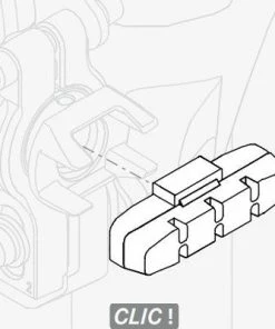 Patins De Freins Hydrauliques Magura HS11/HS33 Revêtement Rouge -Magasin Freinage pas cher patins de freins hydrauliques magura hs11 hs33 revetement rouge full 3