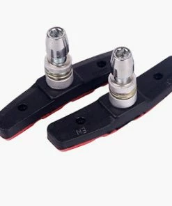 Brakco Patins Pour Frein V-Brake Avant Ou Arrière à Vis - La Paire -Magasin Freinage pas cher patins pour frein v brake avant ou arriere a vis la paire full 3
