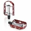 Pédales De Vélo Ultralight Rouge VTT VTC - XLC -Magasin Freinage pas cher pedales de velo ultralight rouge vtt vtc xlc full