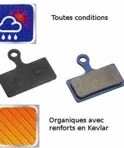 Brakco Plaquettes Organiques Frein à Disque Vélo XTR 2011 / BRM985 -Magasin Freinage pas cher plaquettes organiques frein a disque velo xtr 2011 brm985 full 4
