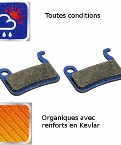Brakco Plaquettes Organiques Kevlar Pour Frein à Disque De Vélo XTR -Magasin Freinage pas cher plaquettes organiques kevlar pour frein a disque de velo xtr full 3
