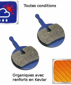 Brakco Plaquettes Organiques Pour Frein à Disque De Vélo - AVID BB5 -Magasin Freinage pas cher plaquettes organiques pour frein a disque de velo avid bb5 full 3