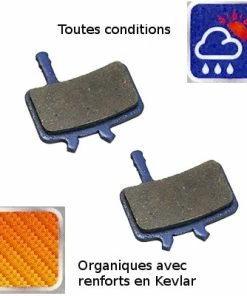Brakco Plaquettes Organiques Pour Frein à Disque Vélo AVID Juicy -Magasin Freinage pas cher plaquettes organiques pour frein a disque velo avid juicy full 3