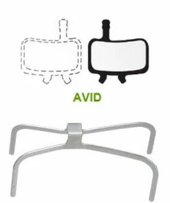 Brakco Plaquettes Organiques Pour Frein à Disque Vélo AVID Juicy -Magasin Freinage pas cher plaquettes organiques pour frein a disque velo avid juicy full 5