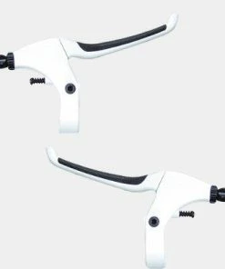 Point Poignée De Frein De Vélo Confort Blanche -Magasin Freinage pas cher poignee de frein de velo confort blanche full 4