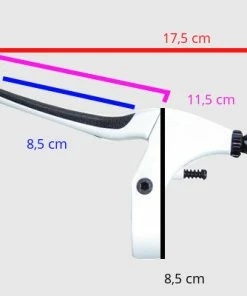 Point Poignée De Frein De Vélo Confort Blanche -Magasin Freinage pas cher poignee de frein de velo confort blanche full 6