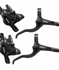 Set Complet Frein à Disque Hydraulique VTT Shimano Noir -Magasin Freinage pas cher set complet frein a disque hydraulique vtt shimano noir full 3
